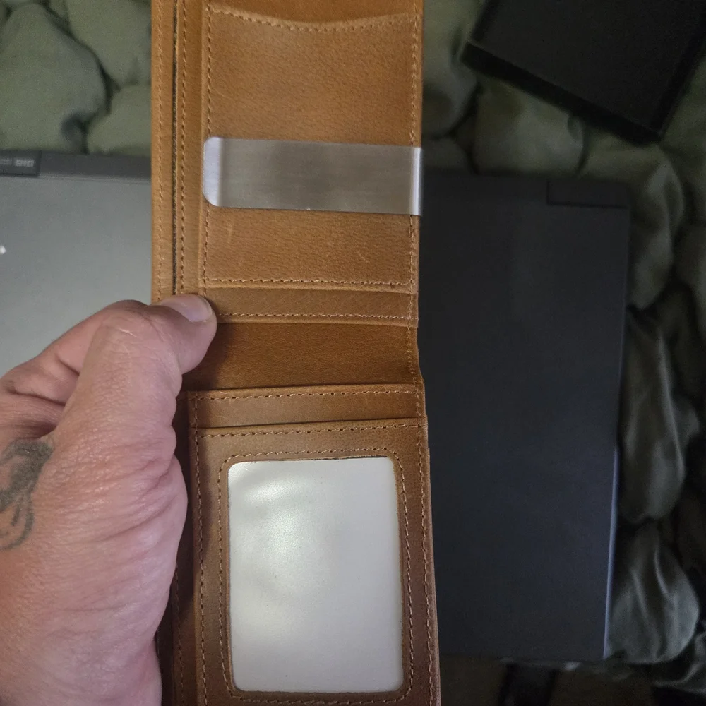 Tan Leather Wallet